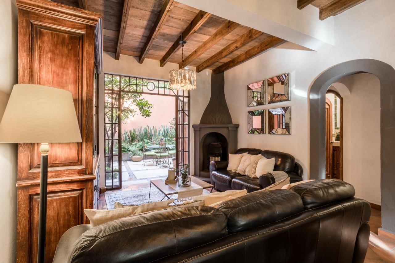 3Br Garden Home With Rooftop & Garage In Centro Σαν Μιγκέλ ντε Αγιέντε Εξωτερικό φωτογραφία